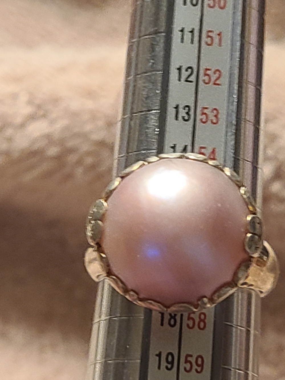 Pink Pearl Ring - Picture 2 of 4